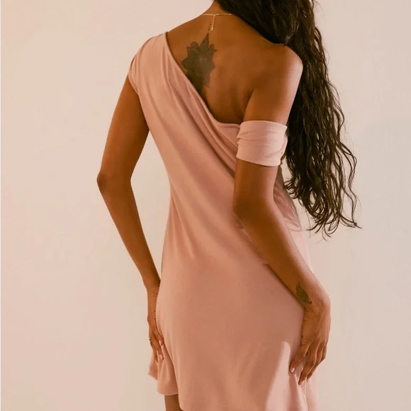 Free People Beach Good Feels One-Shoulder Mini - Picture 2 of 7